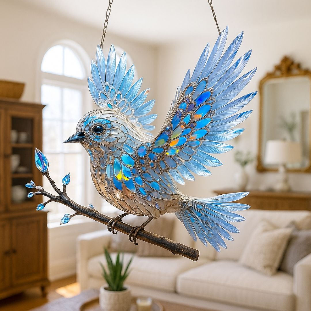 רוח הציפור הכחולה – רגע של זוהר בעבודת יד לביתך