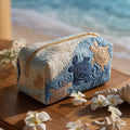 סיגל - תיק איפור מרופד צב ימי