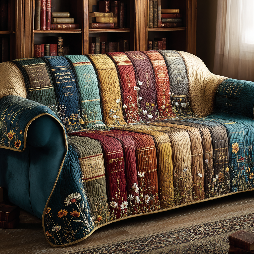 Suzon - Housse de canapé matelassée Motif Décoratif