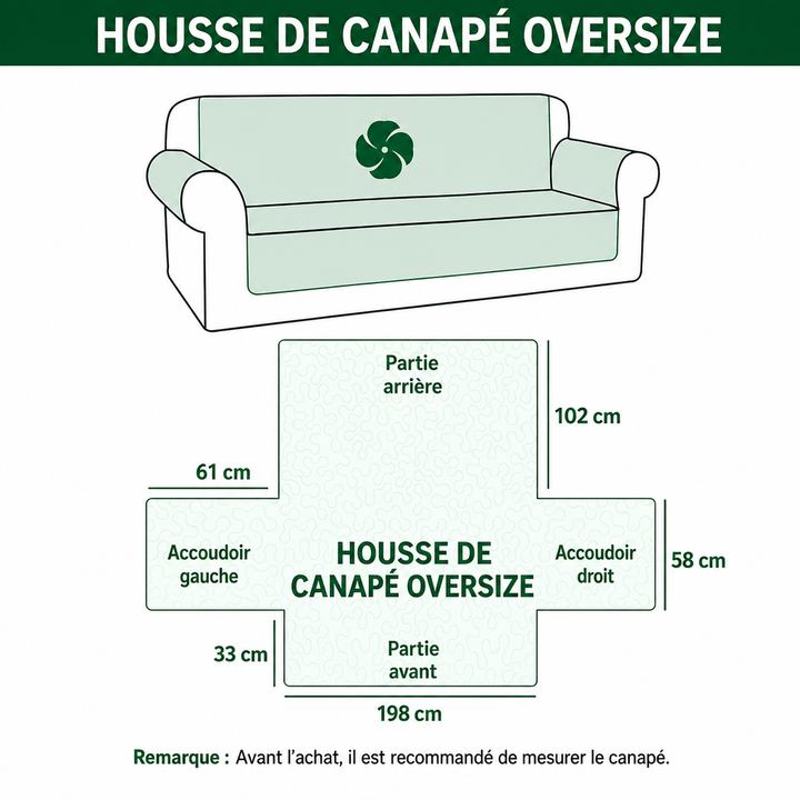 עדי - כיסוי ספה מרופד טלאים כפרי שחר